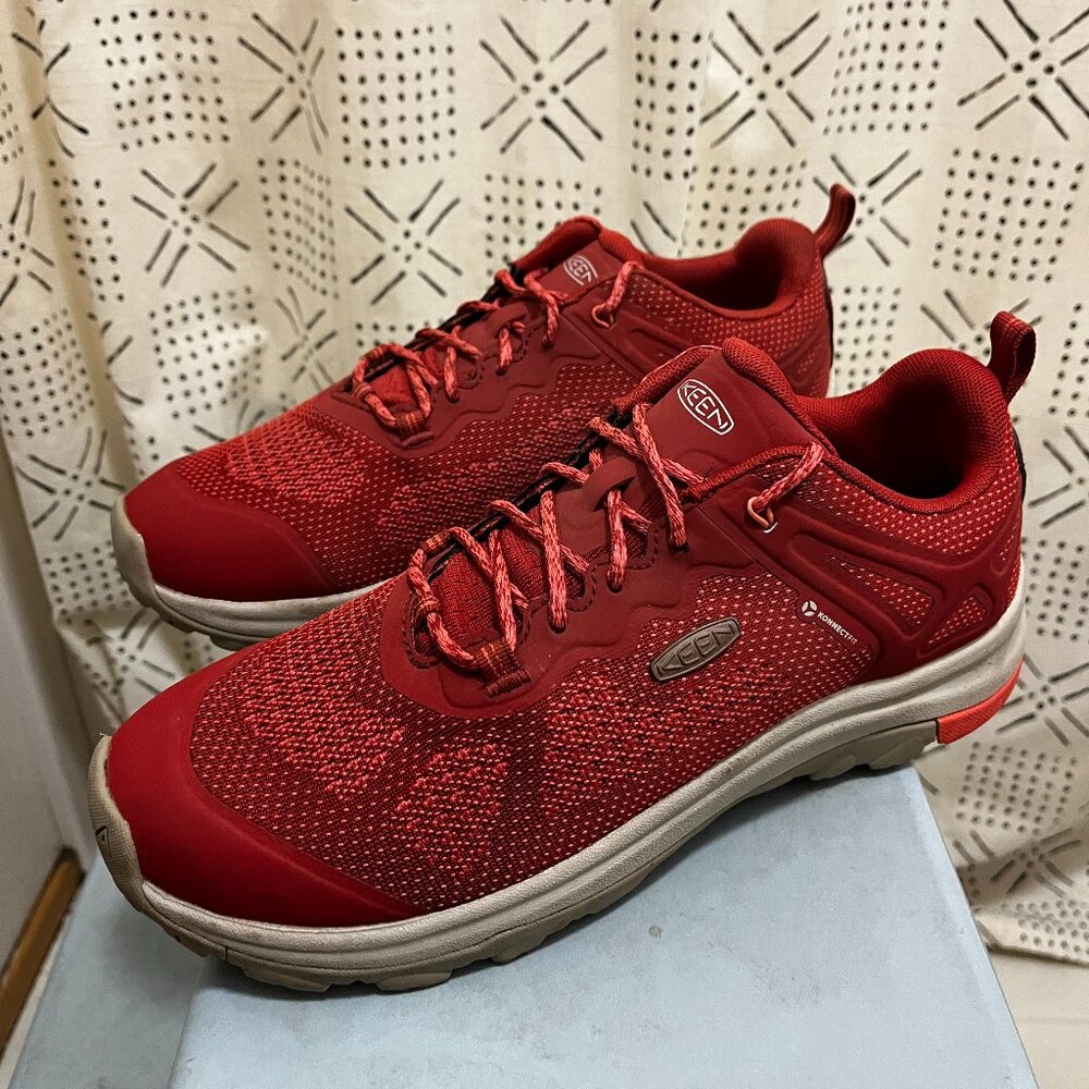 Keen WMNS Terradora II Vent Sz 9.5 Red Lightweight Trail Hiking Shoes - Picture 4 of 5